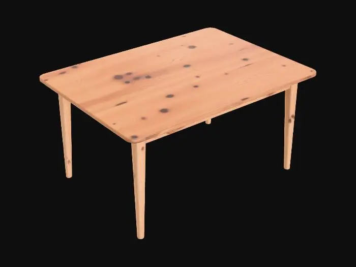 3D model for Wooden Table Elegance
