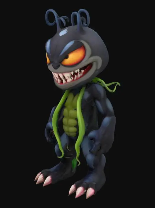 3D model for Venomized cocomelon