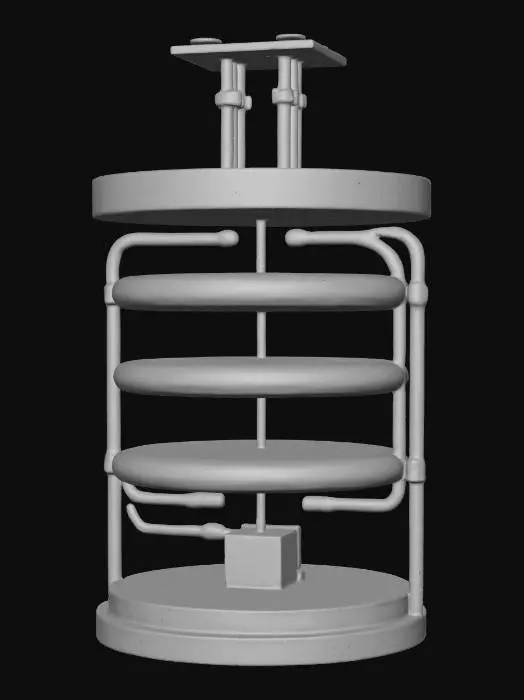 3D model for Quantum Processor Model