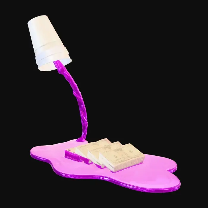 3D model for Purple Pool of Cash