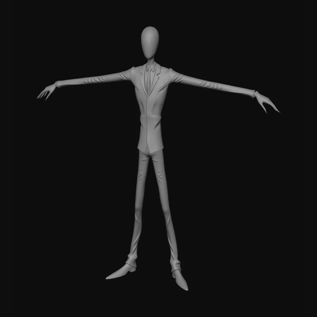 3D model for Faceless Executive