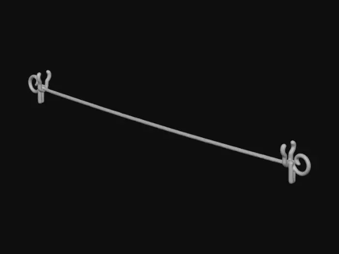 3D model for Forged Iron Spiral Rod