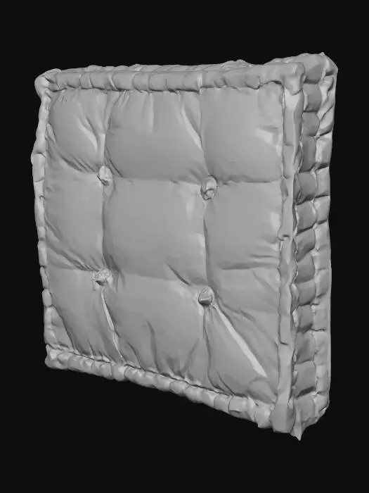 3D model for Red Cushion Wedge