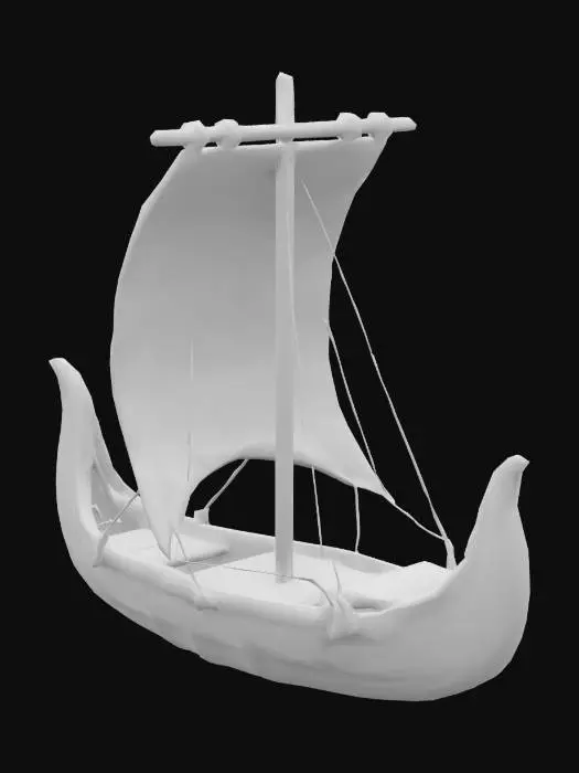 3D model for Viking Longship Model