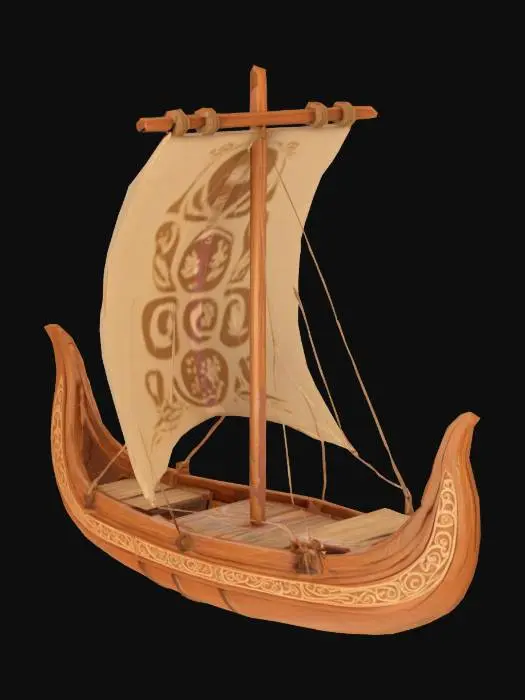 3D model for Viking Longship Model