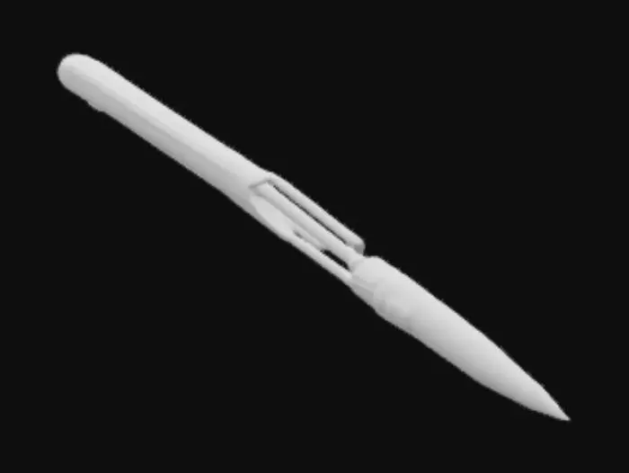3D model for laser surgical scalpel