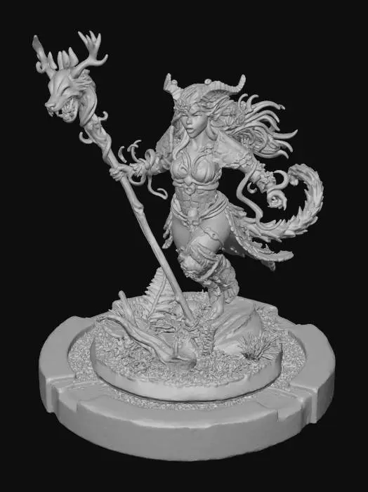 3D model for Enchantress of the Glade