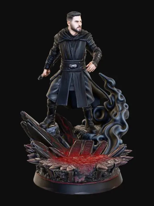 3D model for Sith Warrior Statue