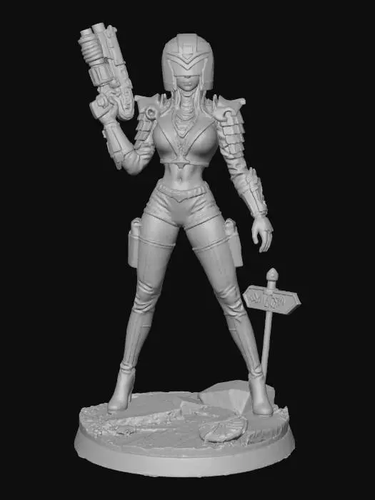 3D model for Judge Warrior