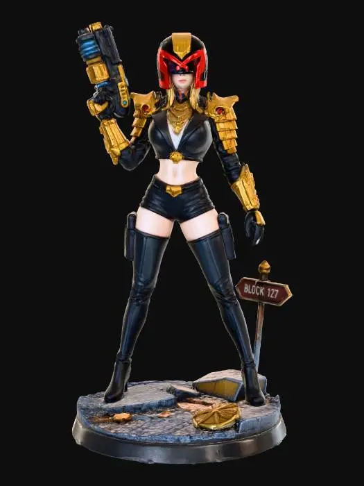 3D model for Judge Warrior