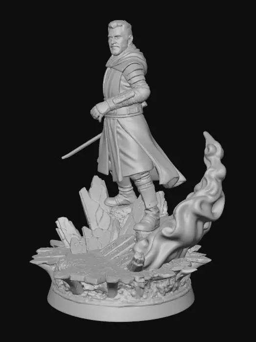 3D model for Sith Warrior Statue