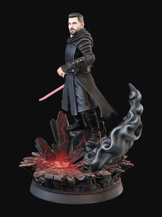 3D model for Sith Warrior Statue