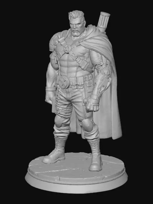 3D model for Cyber Warrior