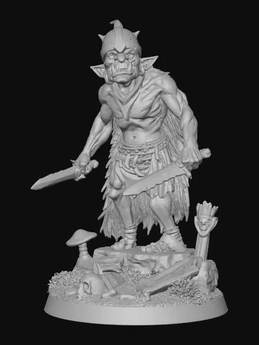 3D model for Goblin Warrior Model