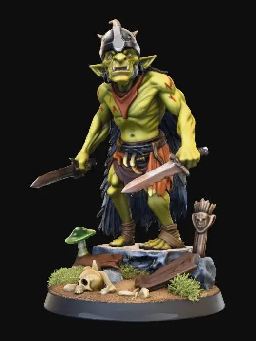 3D model for Goblin Warrior Model