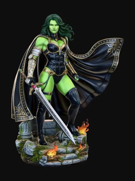 3D model for Warrior Empress