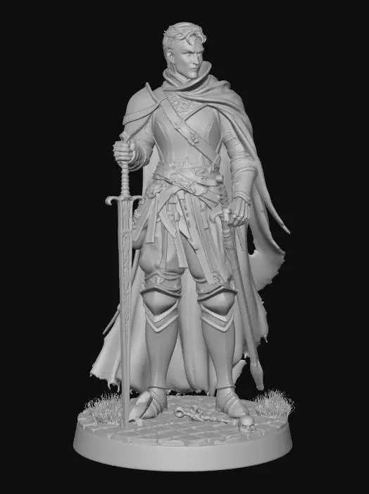 3D model for Knight of Valor