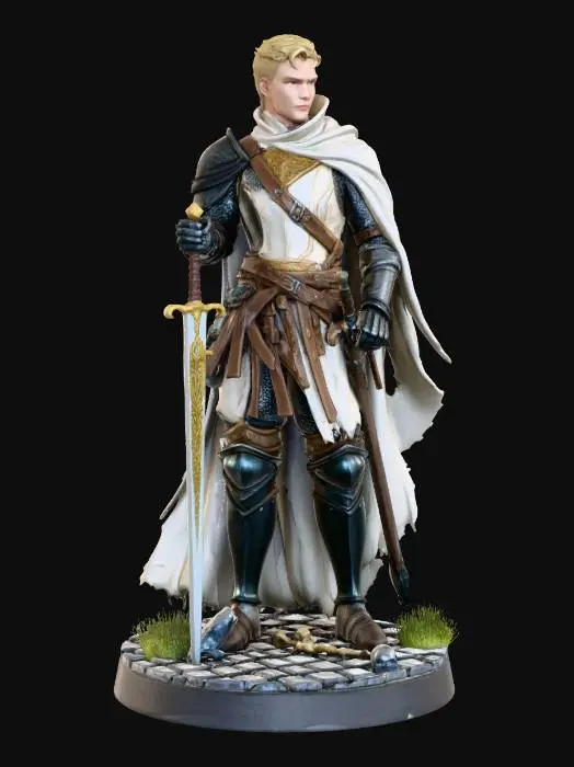 3D model for Knight of Valor