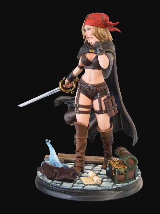 3D model for Adventurous Treasure Huntress