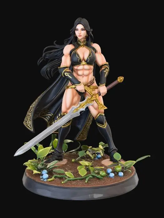 3D model for Warrior Elegance