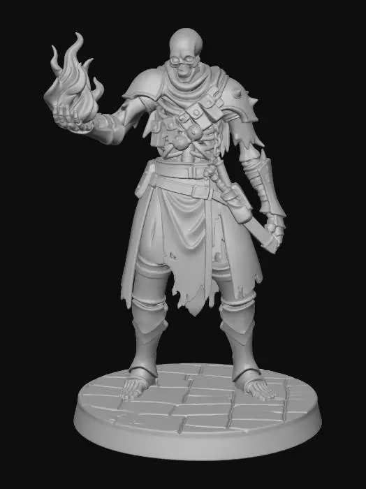 3D model for Skeleton Magus no cloak