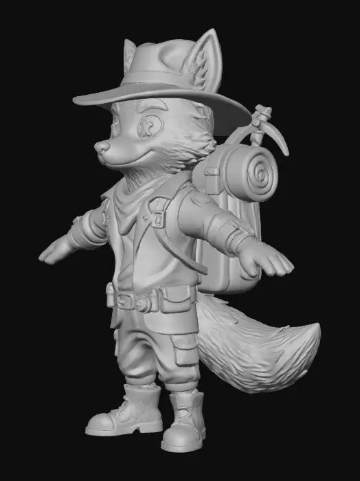 3D model for Explorer Fox