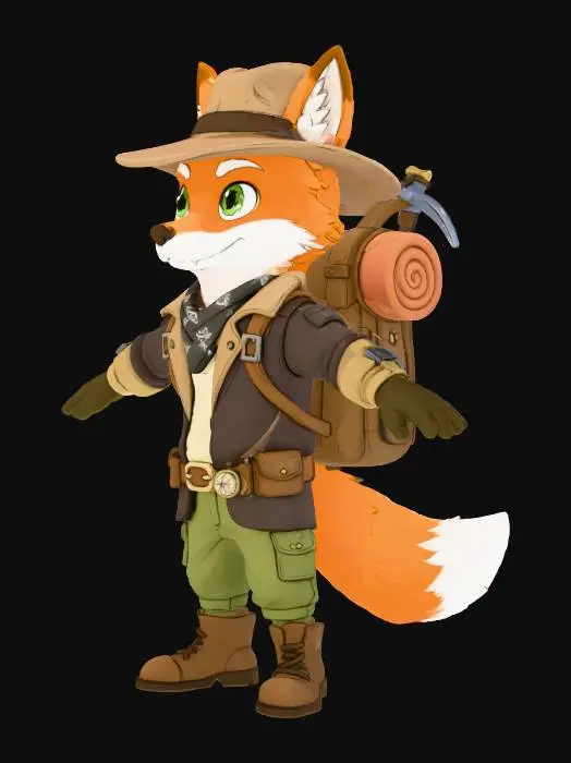 3D model for Explorer Fox