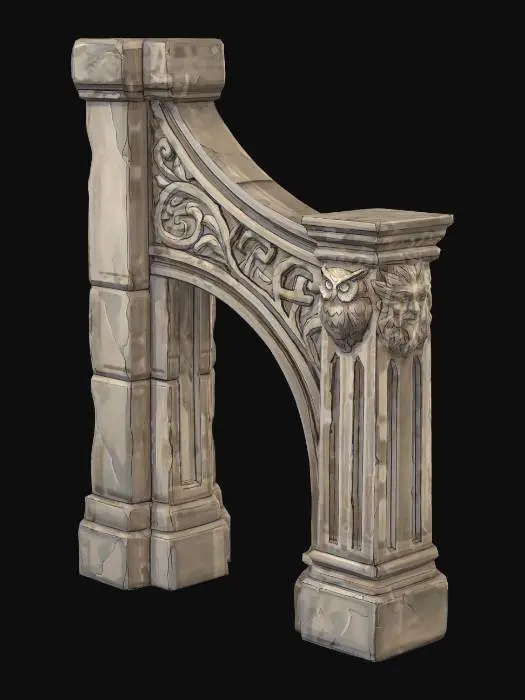 3D model for buttress 2