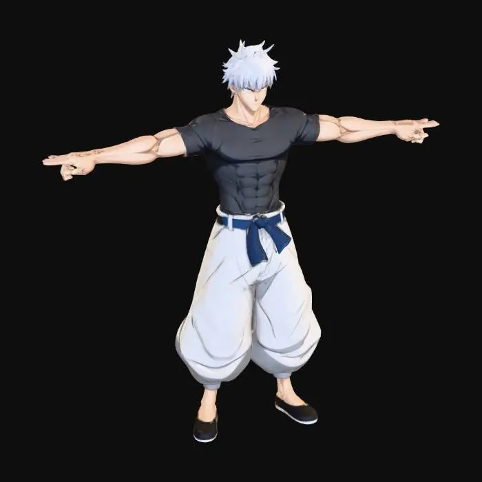 3D model for Confident Hero