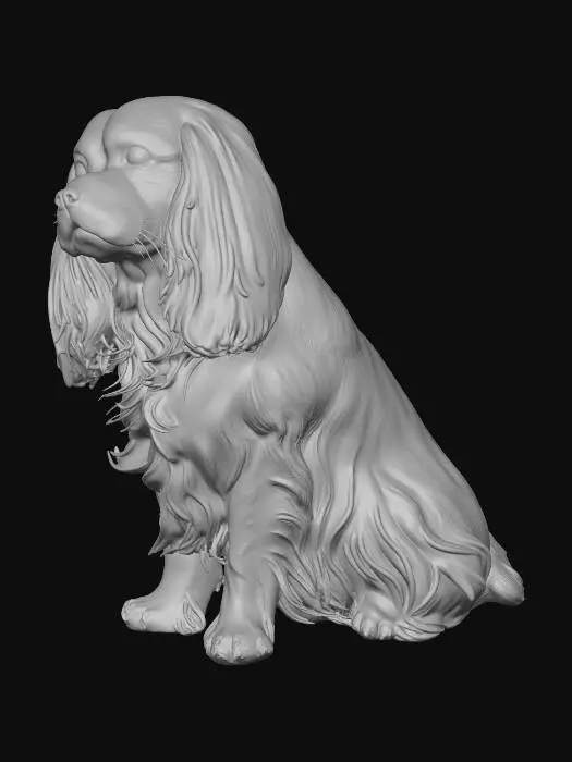 3D model for Tri-Color Cavalier Portrait