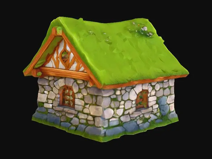 3D model for Stone Cottage Gardenhouse