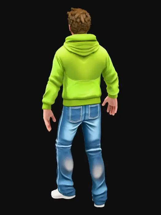 3D model for wygeneruj postać w stylu gry fable