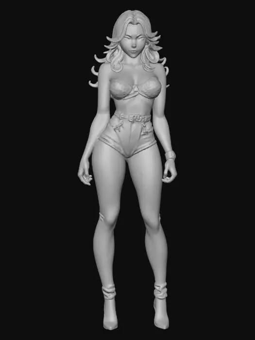 3D model for The Blue Siren Figure Display