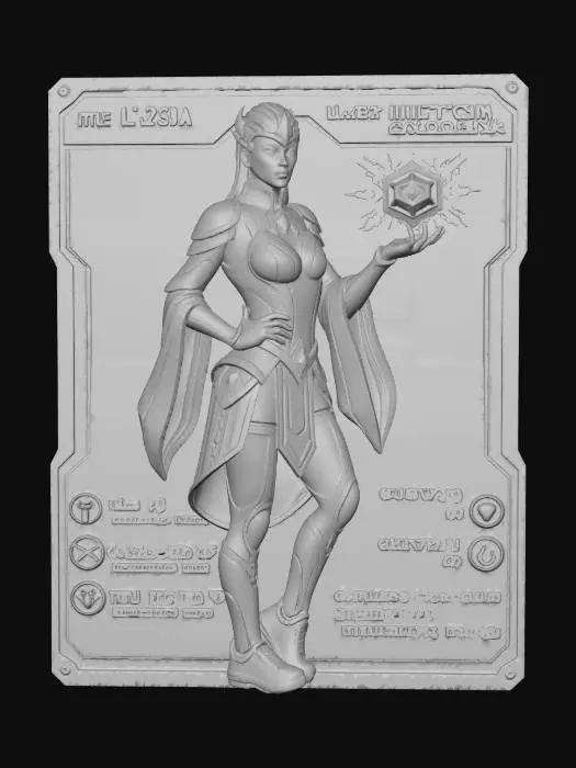 3D model for ELYSIA, KINETYCZNA CZARODZIEJKA