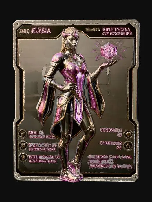 3D model for ELYSIA, KINETYCZNA CZARODZIEJKA