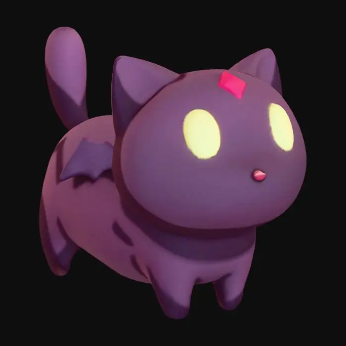 3D model for Bat Cat Companion