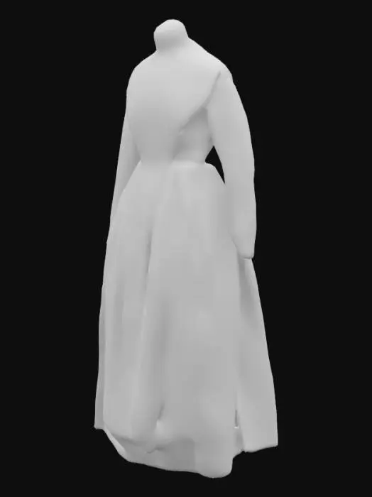 3D model for Traditional Embroidered Dress