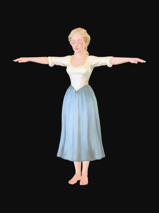 3D model for Cinderella (Gustave Doré)