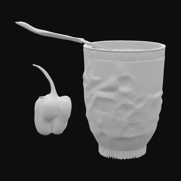 3D model for Spicy Refreshment