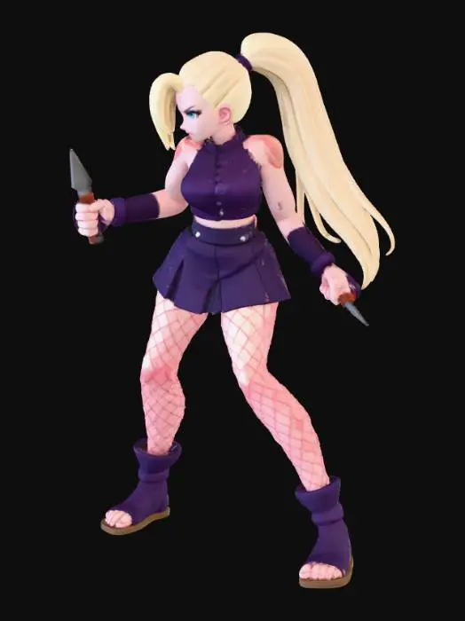 3D model for Kunai Warrior