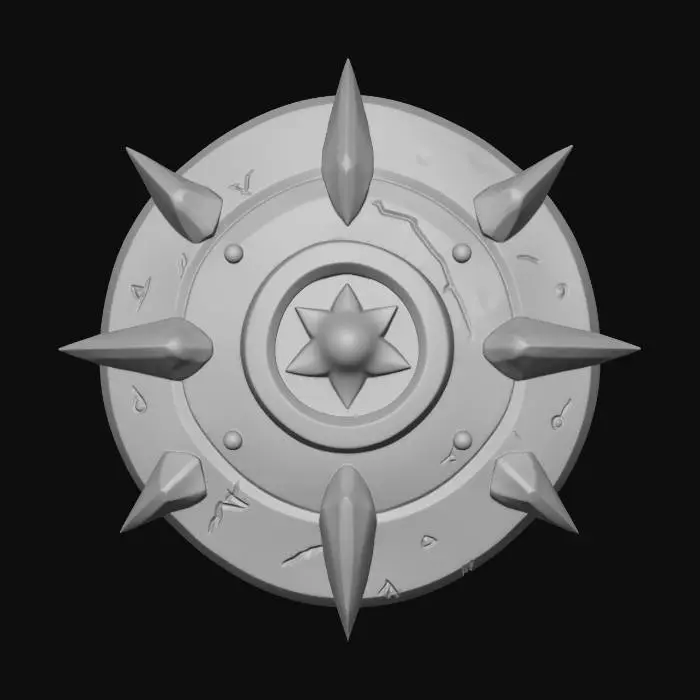 3D model for Crimson Star Shield