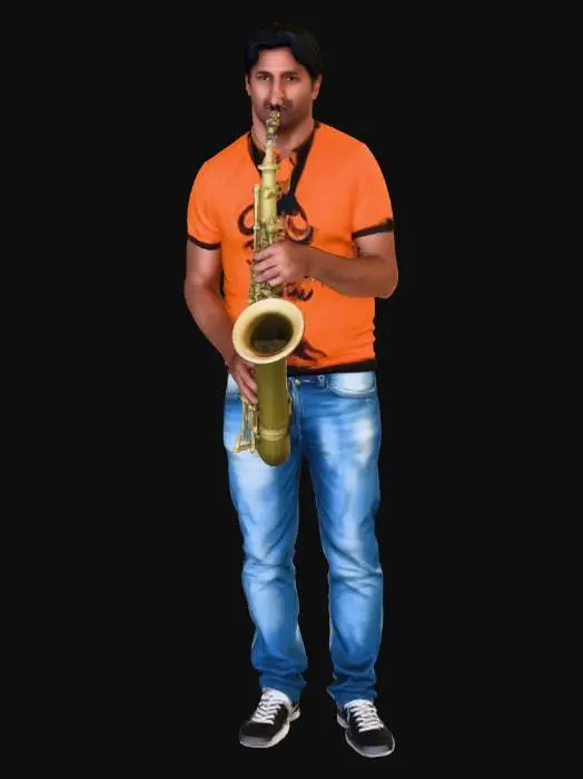 3D model for Saxophone Serenade