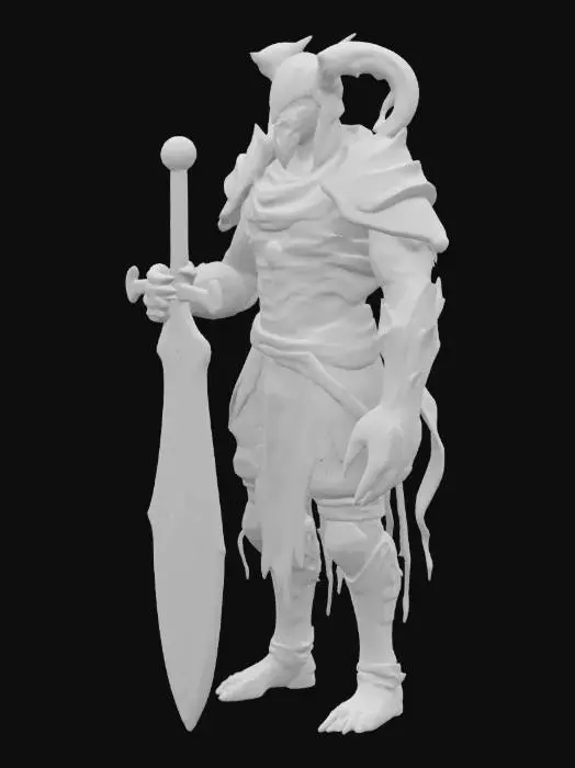 3D model for Enemigo del dark souls