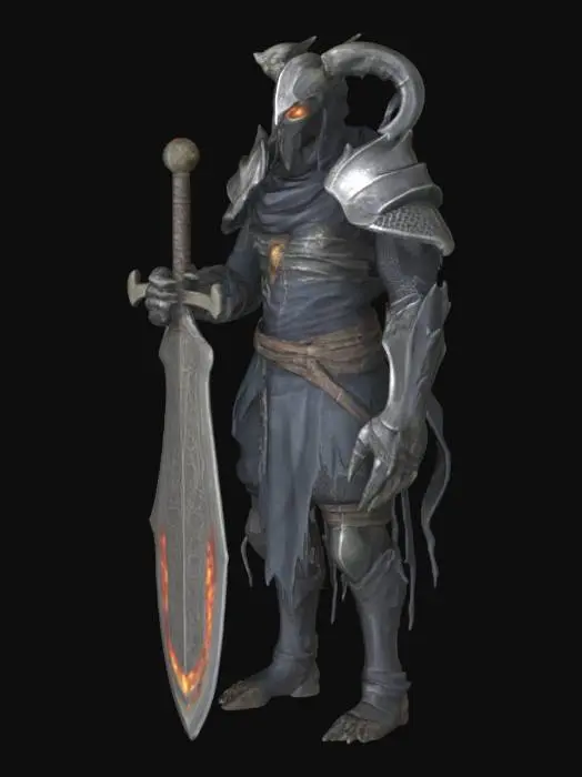 3D model for Enemigo del dark souls