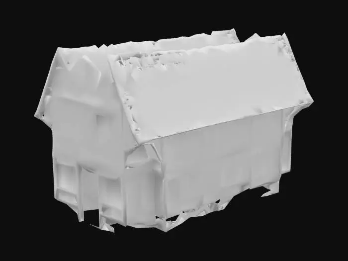 3D model for Tudor Cottage Illustration