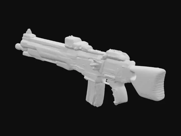 3D model for Future Assault Rifle "machete andino" LNG-58