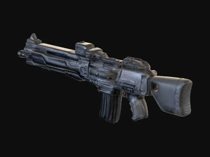 3D model for Future Assault Rifle "machete andino" LNG-58