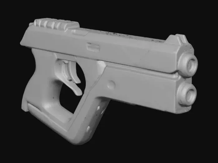 3D model for magnetic combat coil handgun
