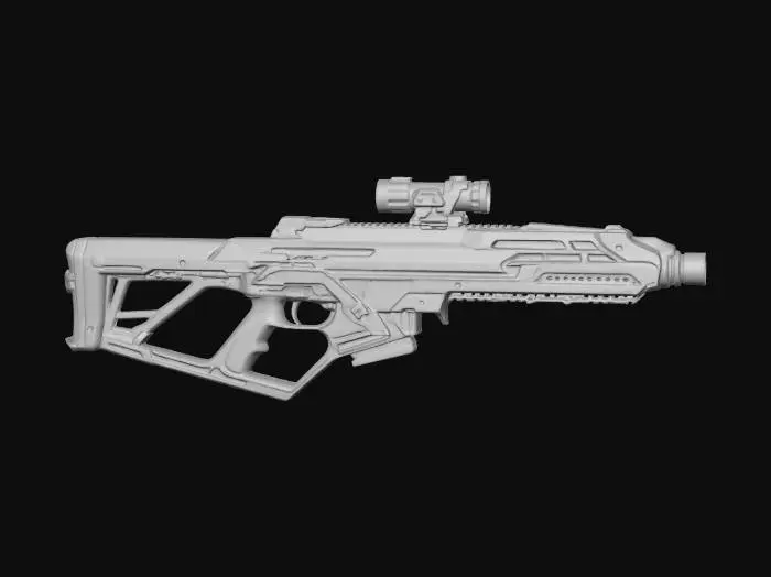 3D model for Shadowstrike Rifle