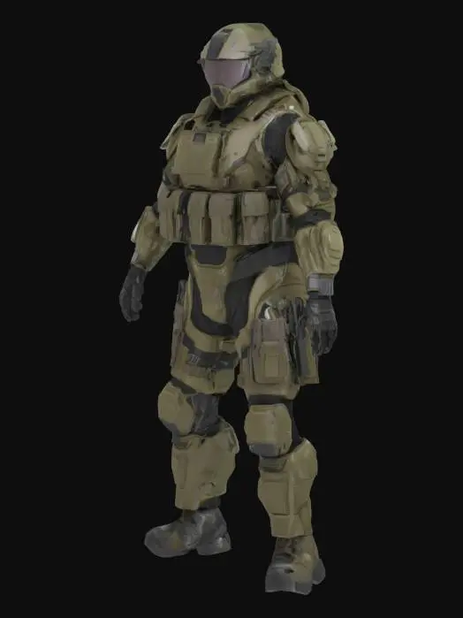 3D model for Armored Sentinel